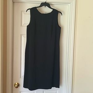 Kasper black sleeveless dress